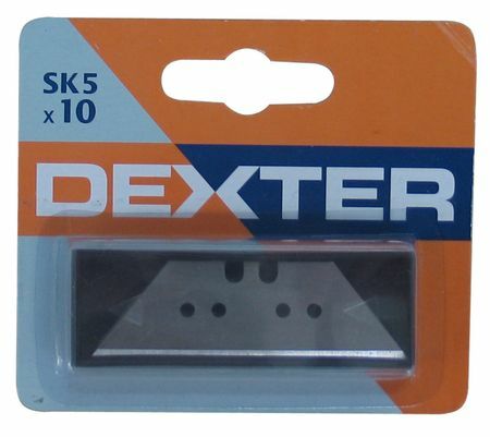 Dexter trapecijos formos ašmenys 10-25 mm, 10 vnt.
