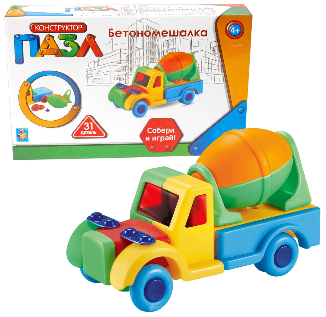 Konstruktor Kunststoff 1 Spielzeugbetonmischer: Preise ab 50 ₽ günstig im Online-Shop kaufen