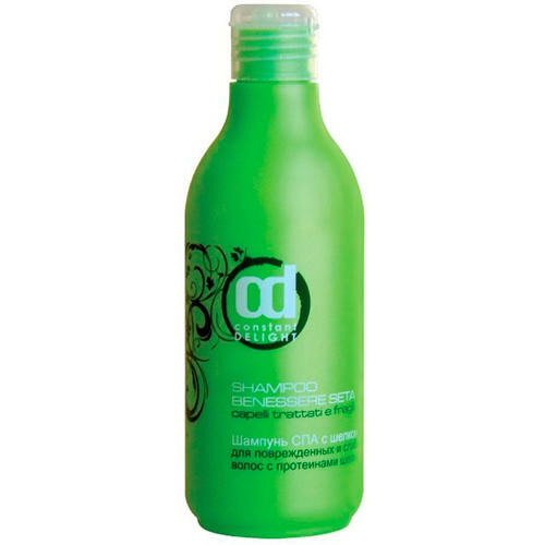 Šampón SPA s hodvábnymi proteínmi na poškodené vlasy Šampón Benessere Seta, 250 ml (Constant Delight, séria SPA s hodvábom)