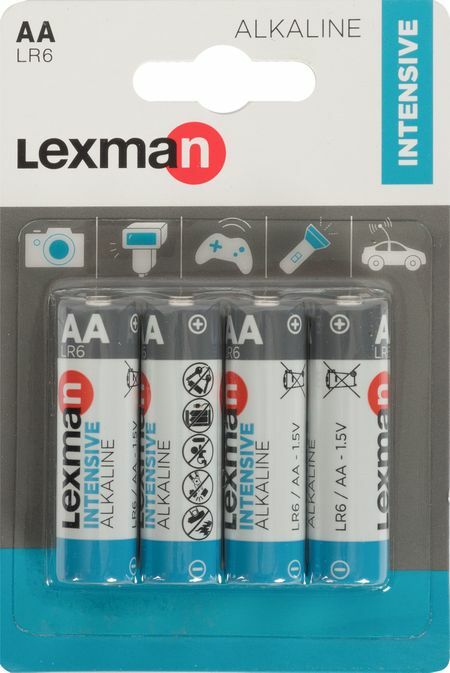 Pile alcaline Lexman AA, 4 pcs.