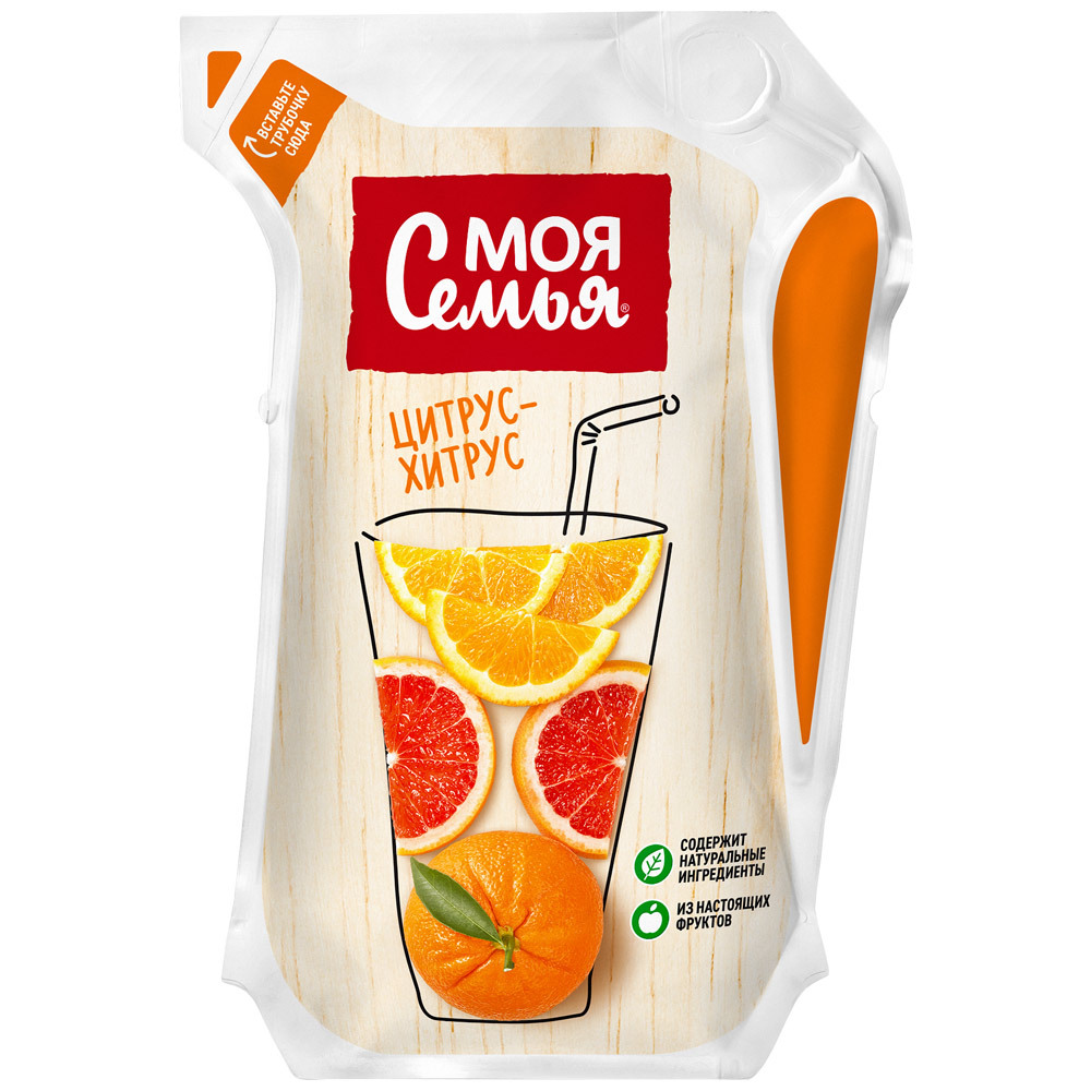 Saftgetränk My Family aus Orange und Grapefruit, 175ml