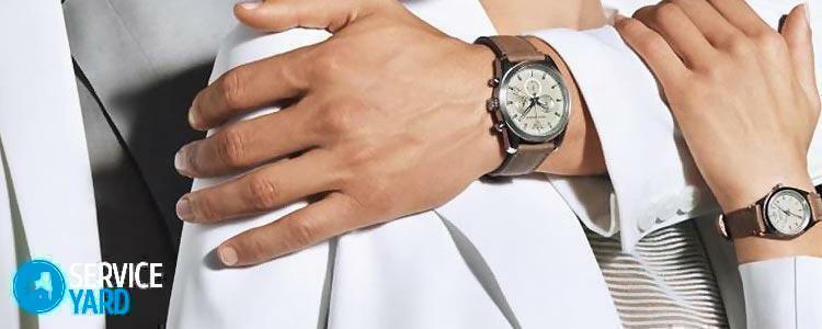 ¿Cómo usar un reloj en la mano de un hombre?
