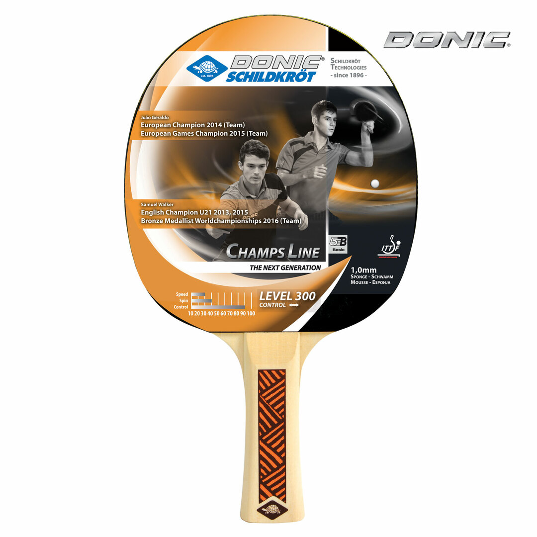 „Donic 705116 champs 150“ stalo teniso raketė juoda: kainos nuo 4,99 USD perkamos pigiai internetinėje parduotuvėje