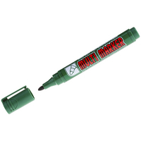 Nuolatinis žymeklis „Multi Marker“ žalias, kulkos formos, 3 mm