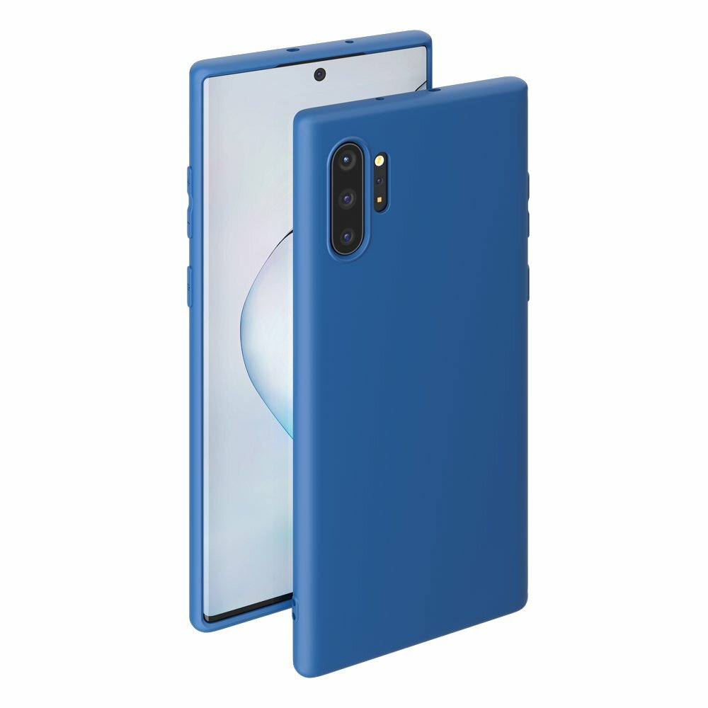 Smartphone Hülle für Samsung Galaxy Note 10 Deppa Gel Color Case 87331 Blau Clip-Hülle, PU