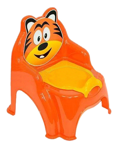 Vaikiškas puodas „Doloni Tiger“ oranžinis