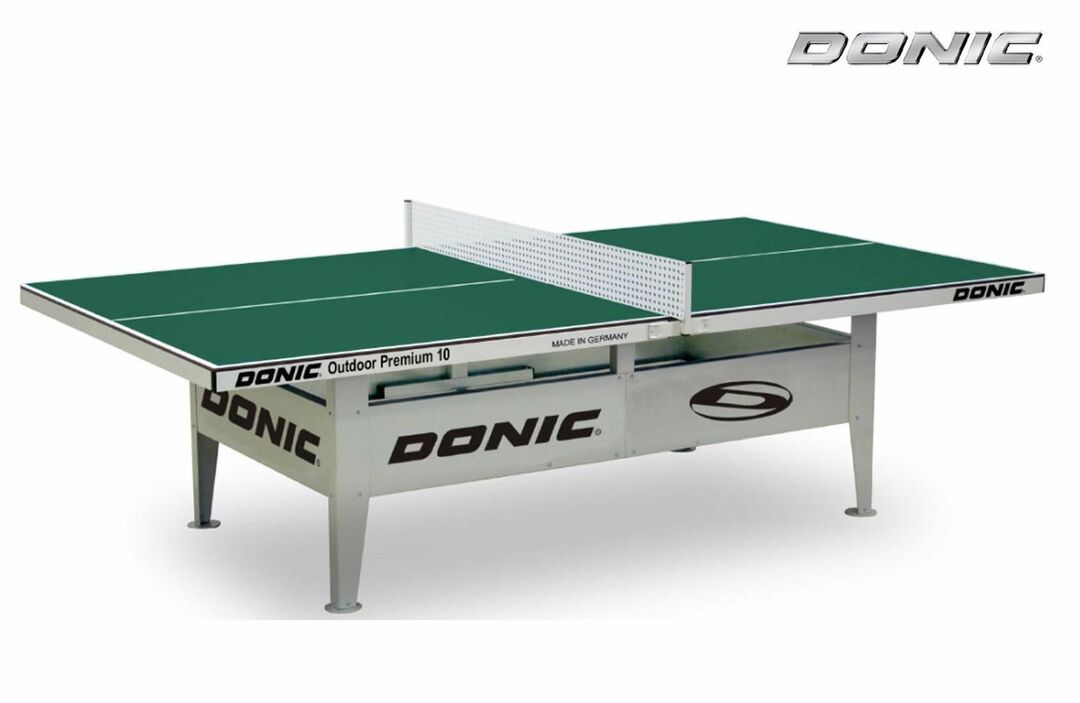 Vandálbiztos teniszasztal Donic Outdoor Premium 10 zöld