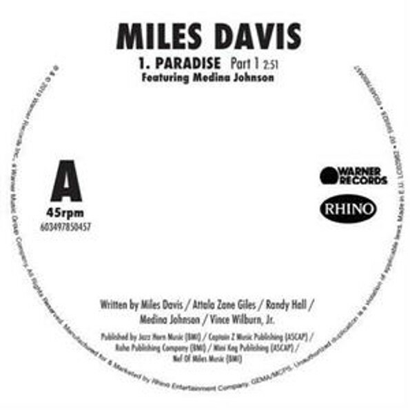 Schallplatte Miles Davis Paradise (7 \