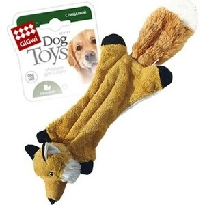 GiGwi Dog Toys Quietscher Fuchshaut mit Quietschen für Hunde (75261)