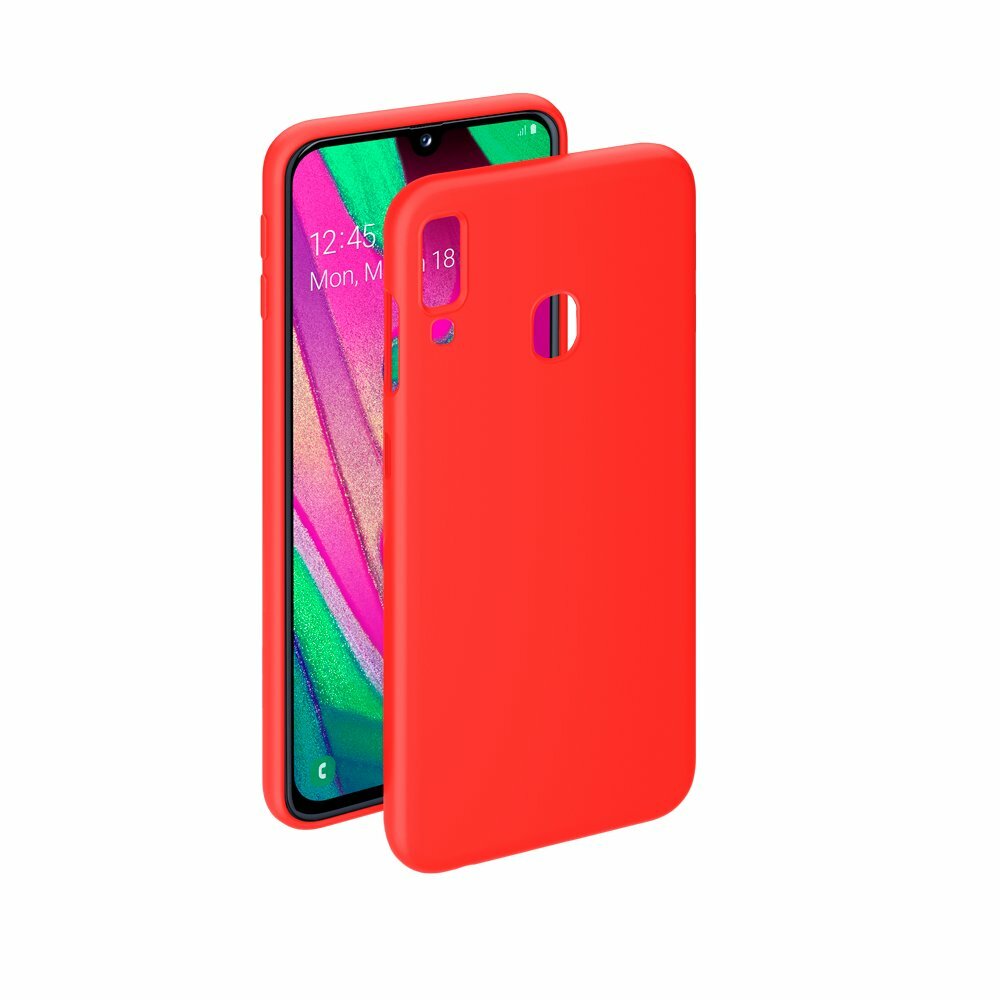 Deppa Gel Color Hülle für Samsung Galaxy A40 (2019) Rot