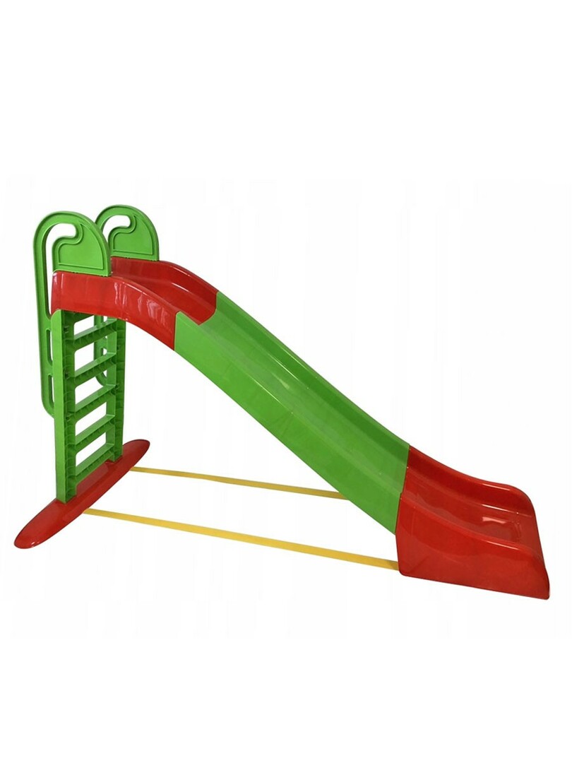 Žaliai raudona „Doloni“ čiuožykla vaikams, 240х114 cm