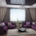 sofá lilás