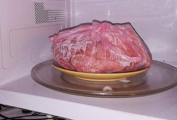 Wie man Fleisch schnell auftaut: nützlicher Rat für Hausfrauen