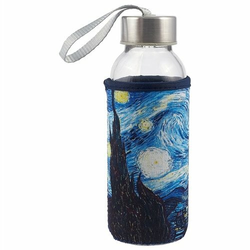Flasche im Etui mit Farbe Vincent Van Gogh Starry Night (Glas) (300ml)