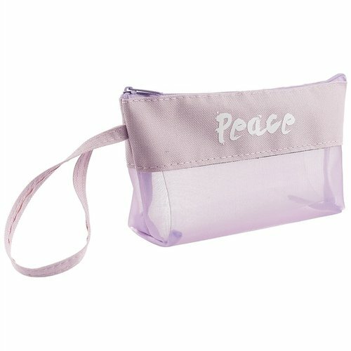 Kosmetiktasche mit Reißverschluss Lavendel (21x12) (PVC-Box)