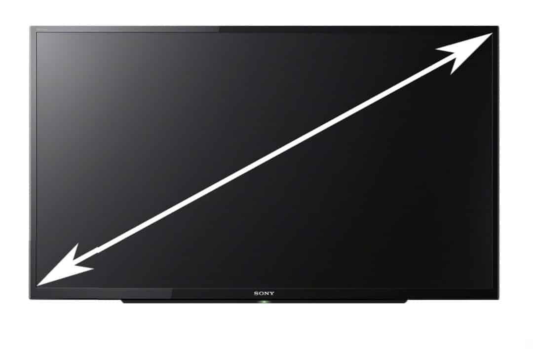 TV Diagonal: Wertetabelle in Zentimetern und Zoll
