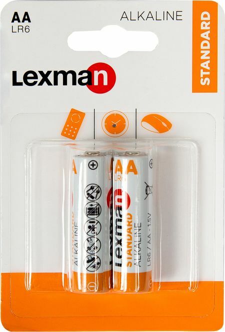 Pile alcaline Lexman AA, 2 pcs.