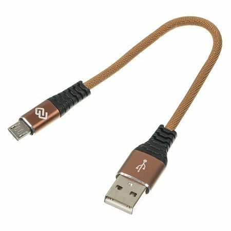 Kabel DIGMA USB A (m), micro USB B (m), 0,15m, braun