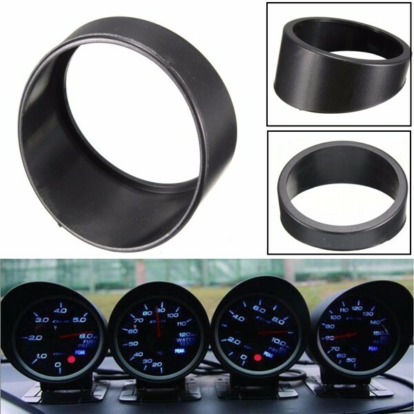 Universal Car Black Manometer Klappenkappe für 52 mm / 2 Zoll Öldruckmesser