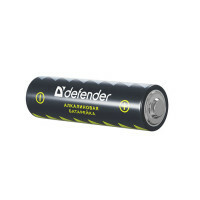 Batterie Defender LR6-4B AA, alcaline, 4 pièces