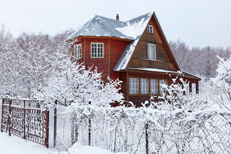 Letná chata v zime - šesť úloh, ktoré sa nedajú odložiť, musíte určite splniť