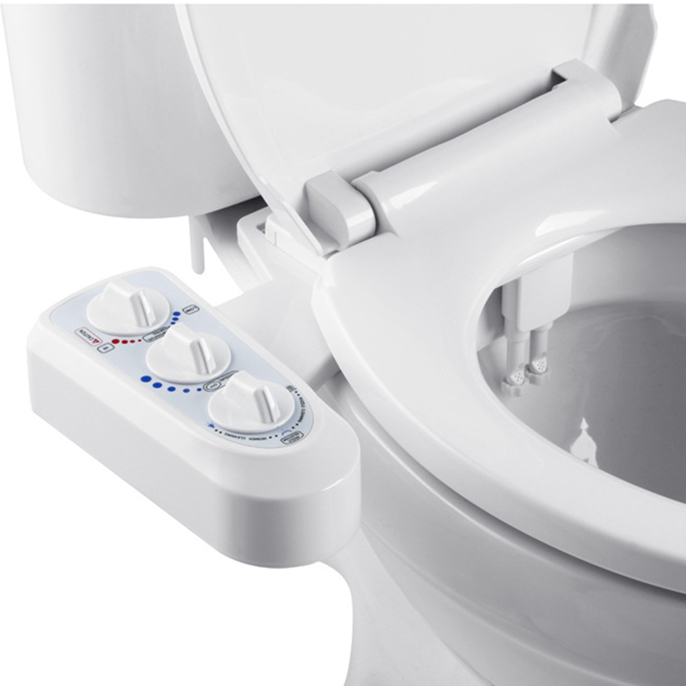 Inteligentný toaletný prenosný bidetový poťah na sedadlo postrekovač horúci studený faucet WC sada na umývanie vody C nastaviteľná