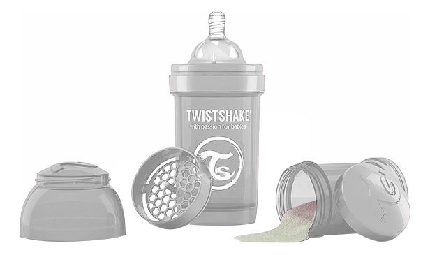 Detská fľaša Twistshake Anti-colic 180 ml biela
