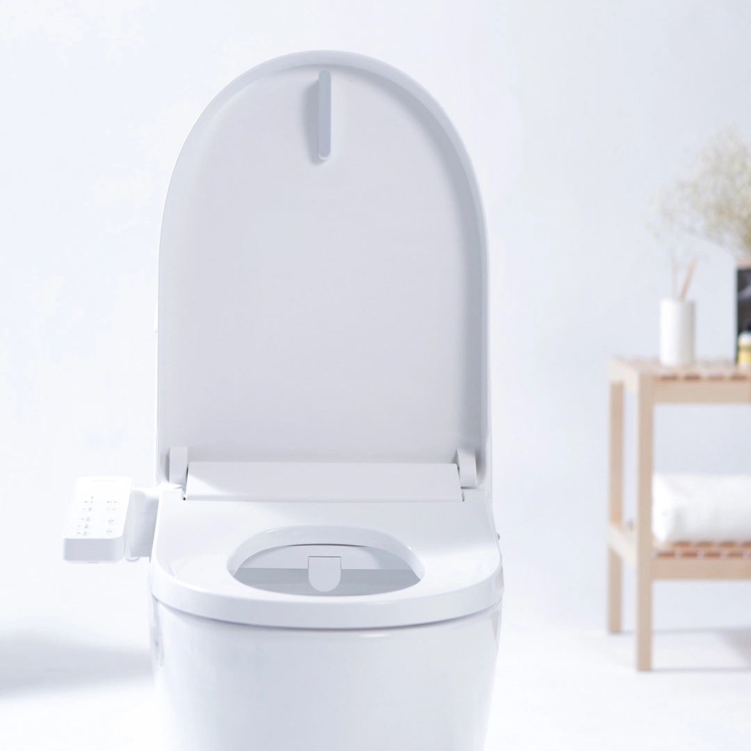 Multifunkčné inteligentné toaletné sedadlo s LED nočným svetlom, 4 stupňovým nastaviteľným elektronickým bidetom s nastaviteľnou teplotou vody