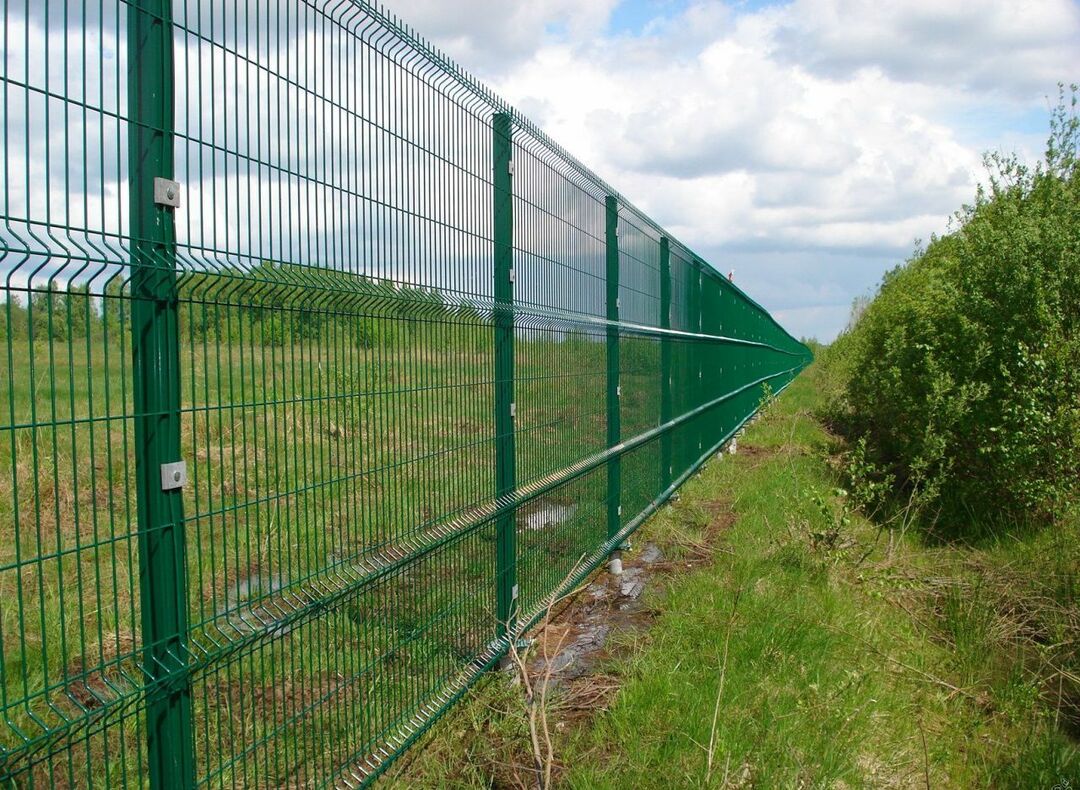 Rete per recinzione: decorativa con un motivo, con stampa fotografica e un semplice collegamento a catena