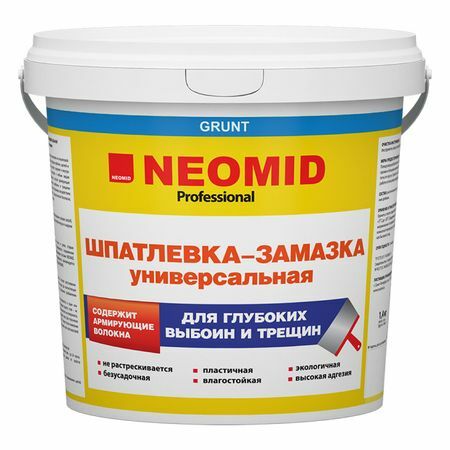 Hotová plnka NEOMID univerzálna 1,4 kg, čl. N-Spar-crack / 1.4