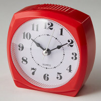 Despertador DT8-0008 Delta, vermelho, 8,5x4,6x8,6 cm
