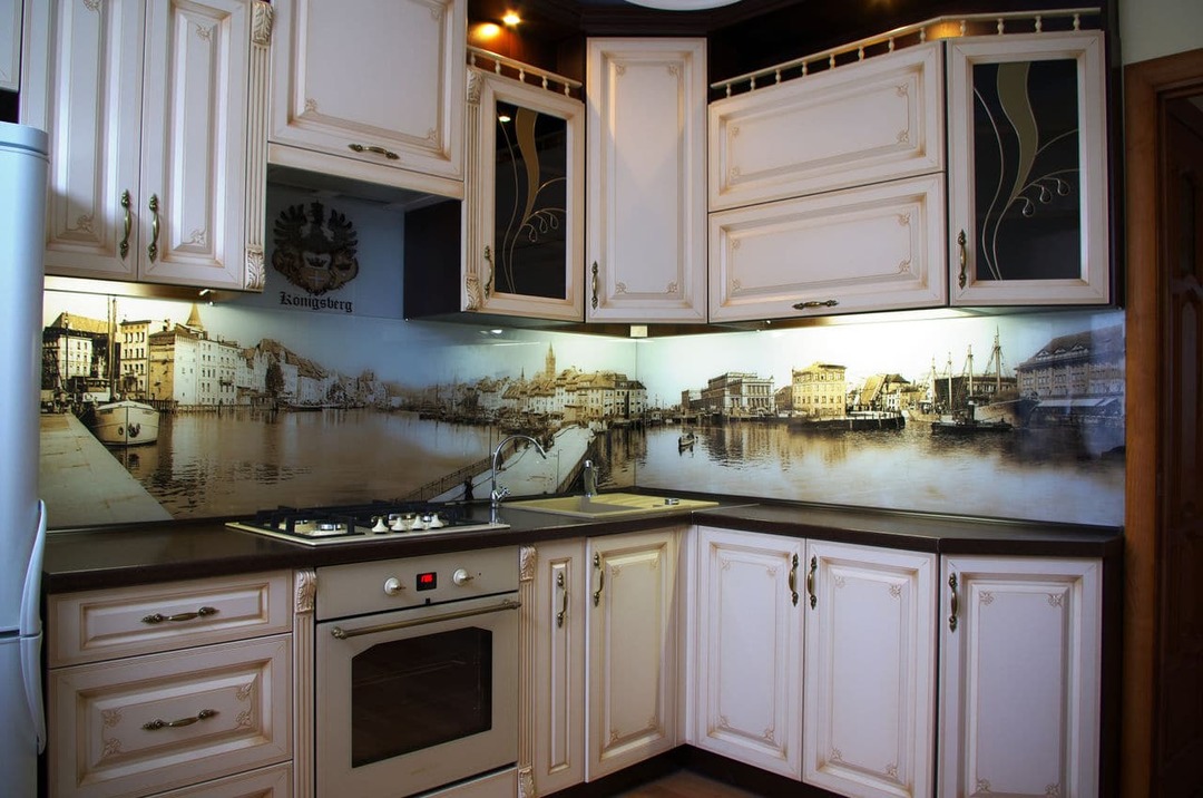 Schürze Küche aus MDF: Design dekorative Wandpaneele, wie zu wählen, Foto