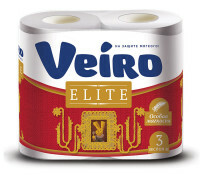 „Linia Veiro Elite“ tualetinis popierius, baltas, 3 sluoksnių (4 ritinėliai)